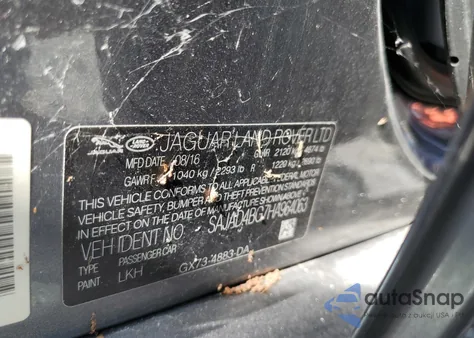 2017 Jaguar Xe Premium from USA, damaged, VIN SAJAD4BG7HA964063